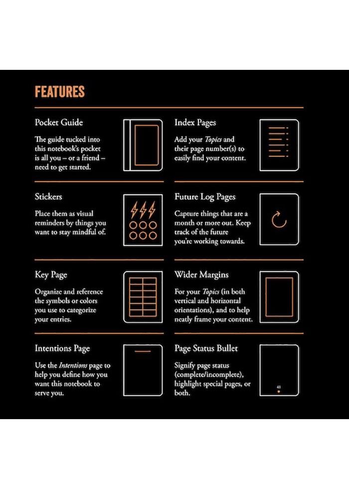 Блокнот Leuchtturm1917 Bullet Journal Edition 2 Yellow (371205) - фото 5 Блокнот Leuchtturm1917 Bullet Journal Edition 2 Yellow (371205) - фото 5