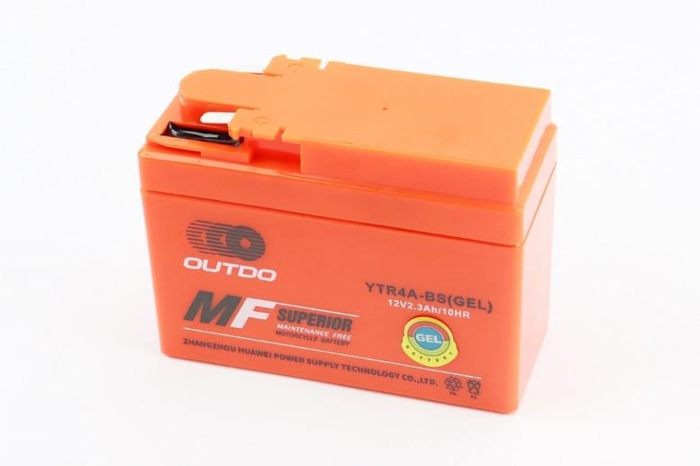 Акумулятор YTR4A-BS GEL таблетка-Honda 12V23Ah 115х49х85 мм