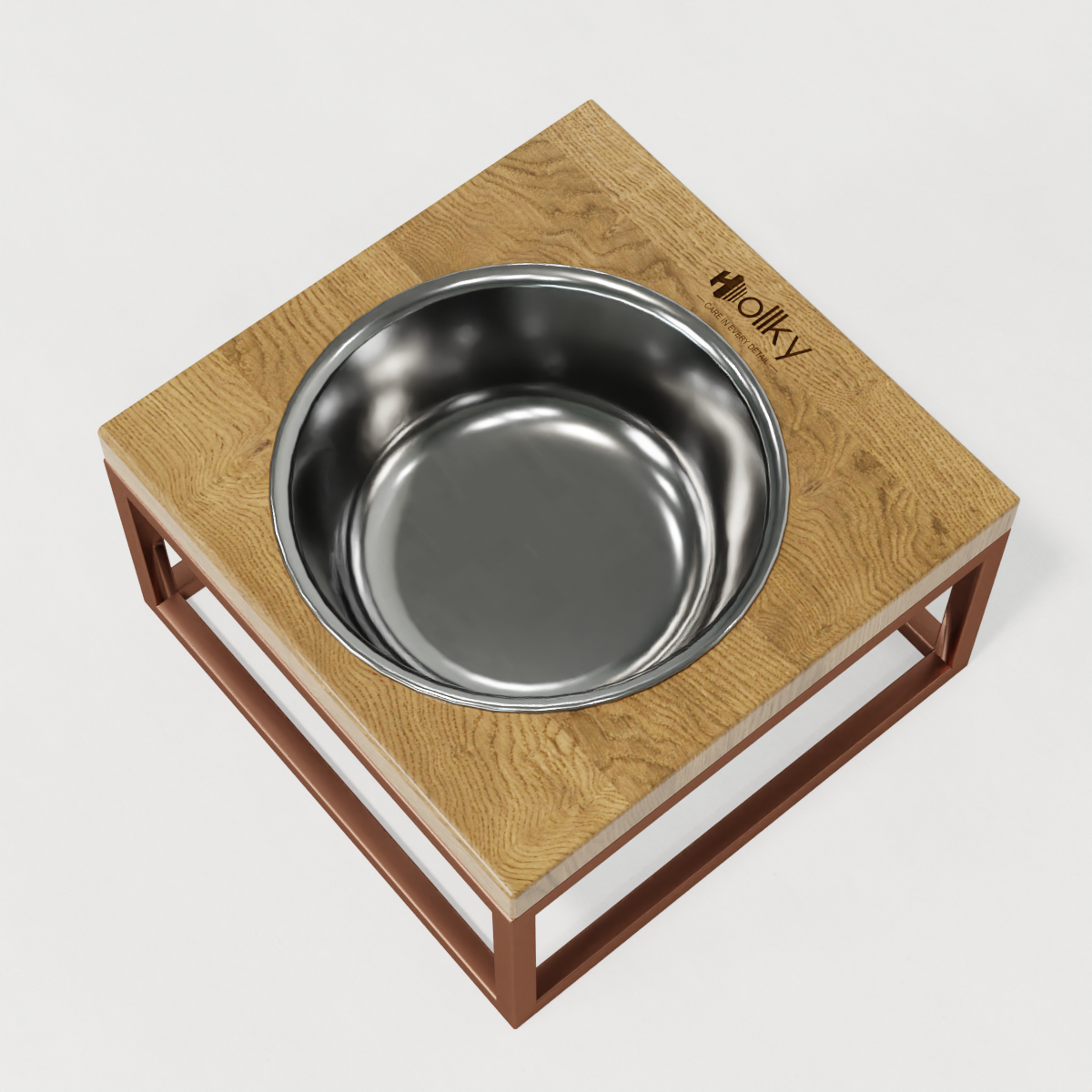 Миска на подставке для кошек и средних собак Hollky Base Solo M 0,8 л (M-212110-GLNT) - фото 3 Миска на подставке для кошек и средних собак Hollky Base Solo M 0,8 л (M-212110-GLNT) - фото 3