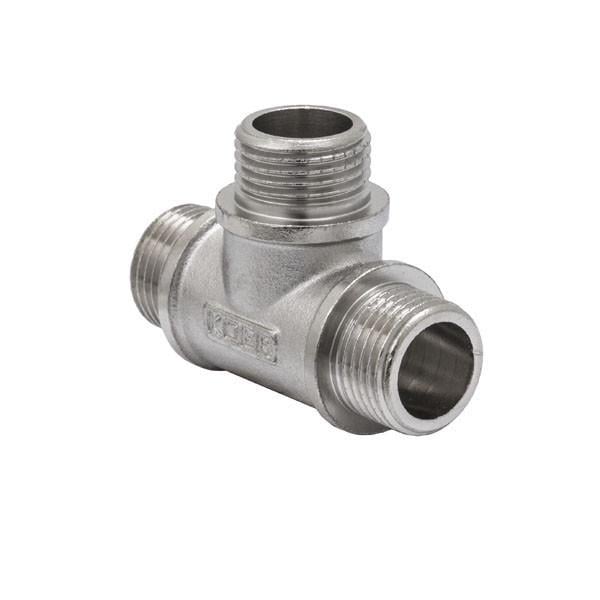 Тройник KOER KF0069 латунь наружная-наружная-наружная 1/2" (64445)