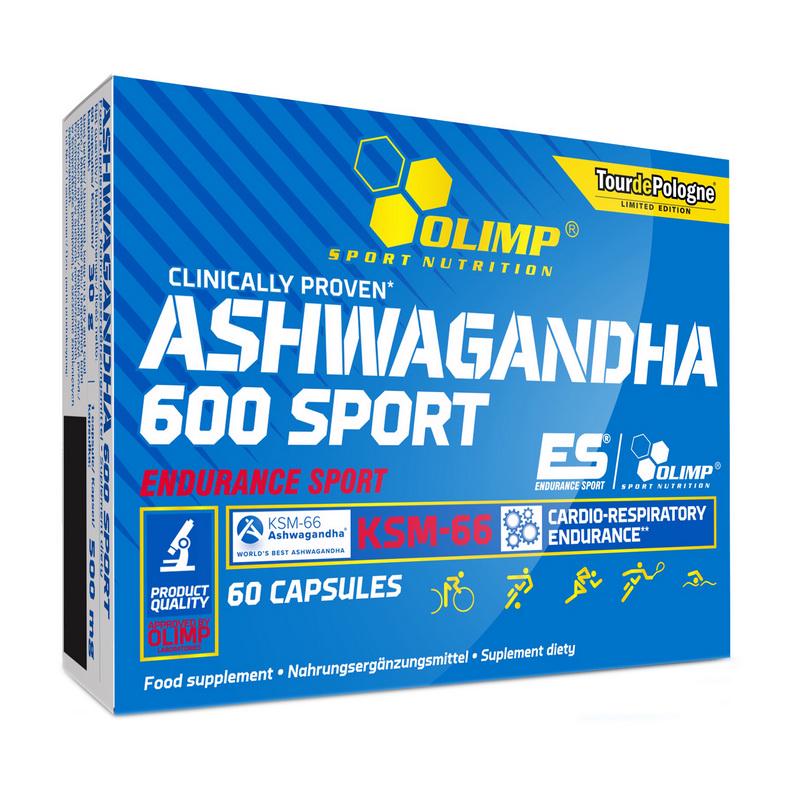 Витамины Экстракт ашваганды Olimp Ashwagandha 600 Sport 60 капсул