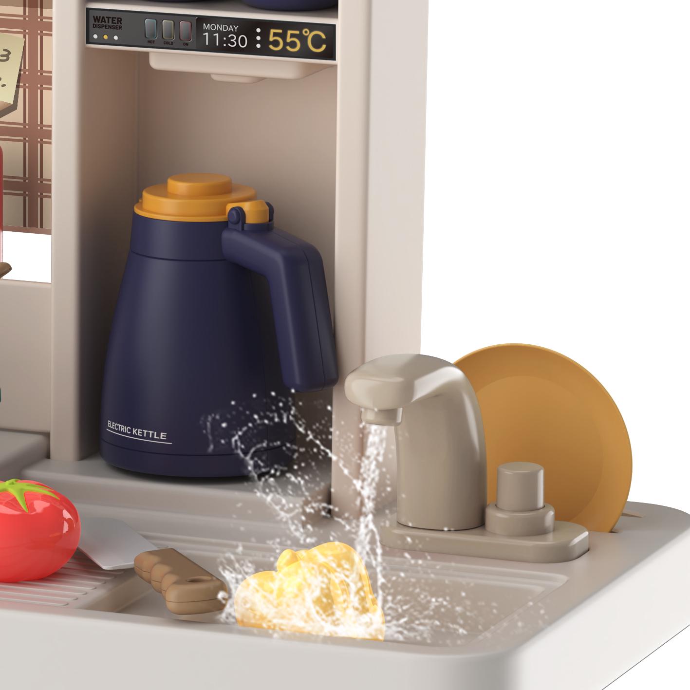 Кухня дитяча Lolly Kids LK177 88 см та ефекти та 55 аксесуари (9798) - фото 3 Кухня дитяча Lolly Kids LK177 88 см та ефекти та 55 аксесуари (9798) - фото 3