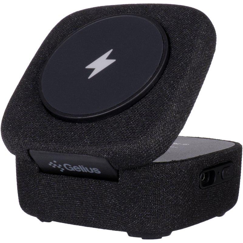 Портативна колонка з бездротовою зарядкою Gelius AirBeat GP-BS550 Bluetooth Black (101289)