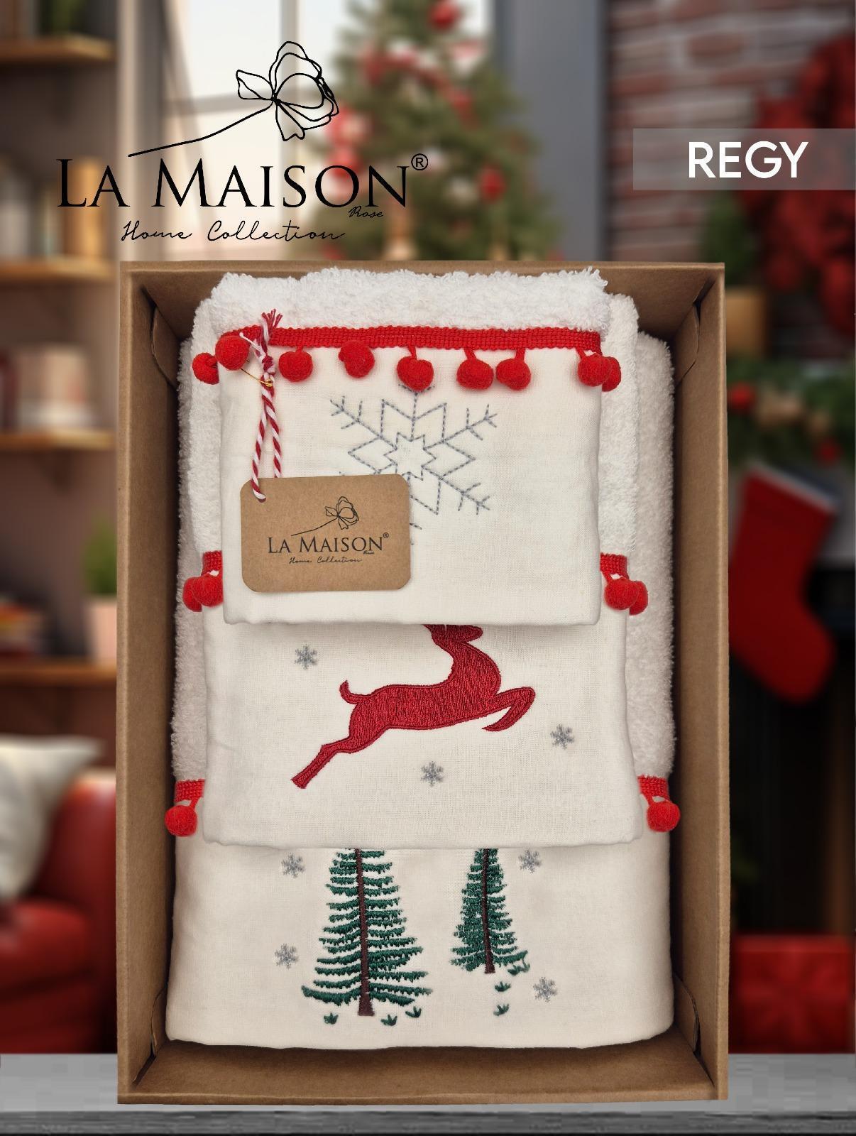 Подарунковий набір рушників La Maison d'Armorine 3 шт. Regy (29658347) - фото 3