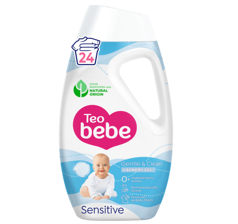 Гель для прання TEO bebe Сенситив дитячий 1080 мл (3800024048784)