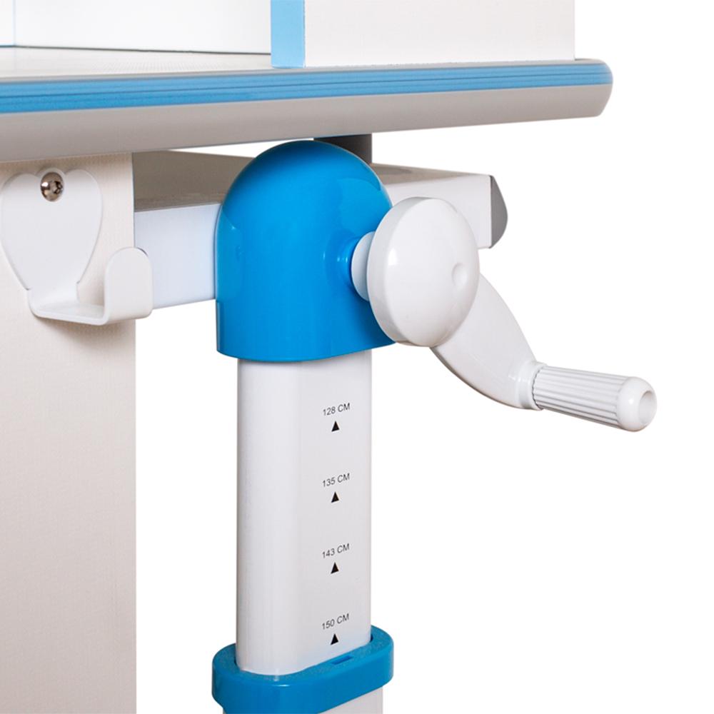 Парта трансформер школьная эргономичная Mealux Sherwood Energy Белый/Голубой (BD-830 W/BL Energy) - фото 11 Парта трансформер школьная эргономичная Mealux Sherwood Energy Белый/Голубой (BD-830 W/BL Energy) - фото 11