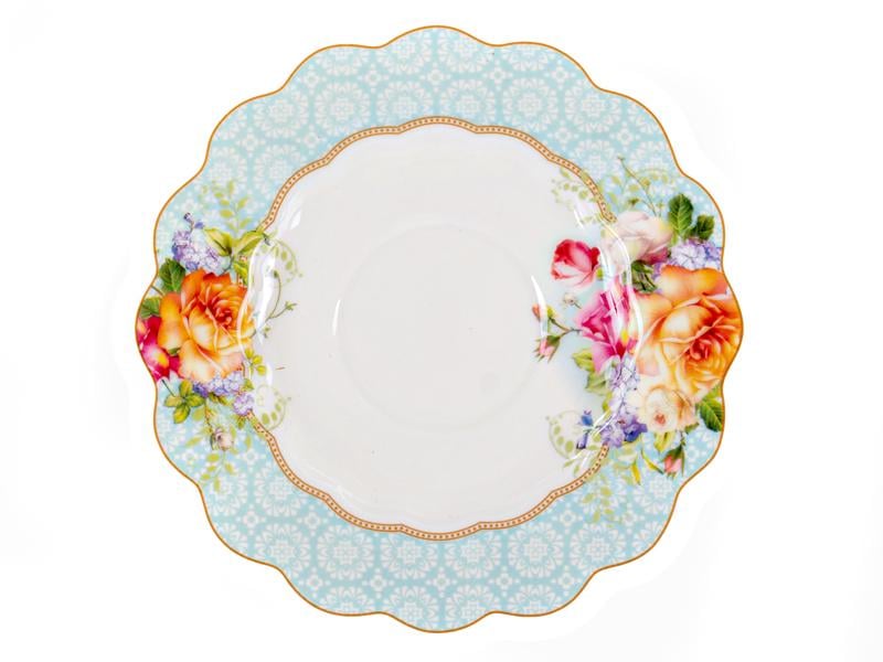 Набір чайних чашок Lefard Фруктовий вальс порцелянових з блюдцем на 2 персони 250 мл (165-362) - фото 3 Набір чайних чашок Lefard Фруктовий вальс порцелянових з блюдцем на 2 персони 250 мл (165-362) - фото 3