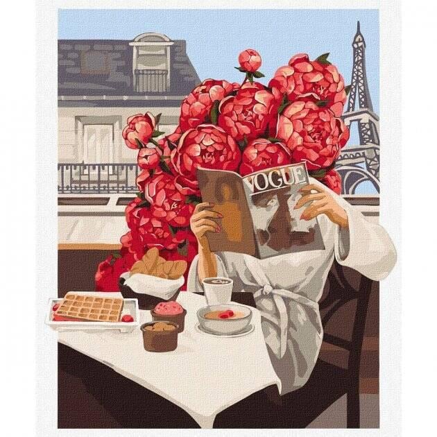 Картина по номерам Ideyka Цветущий Париж 40х50 см (2824286759)