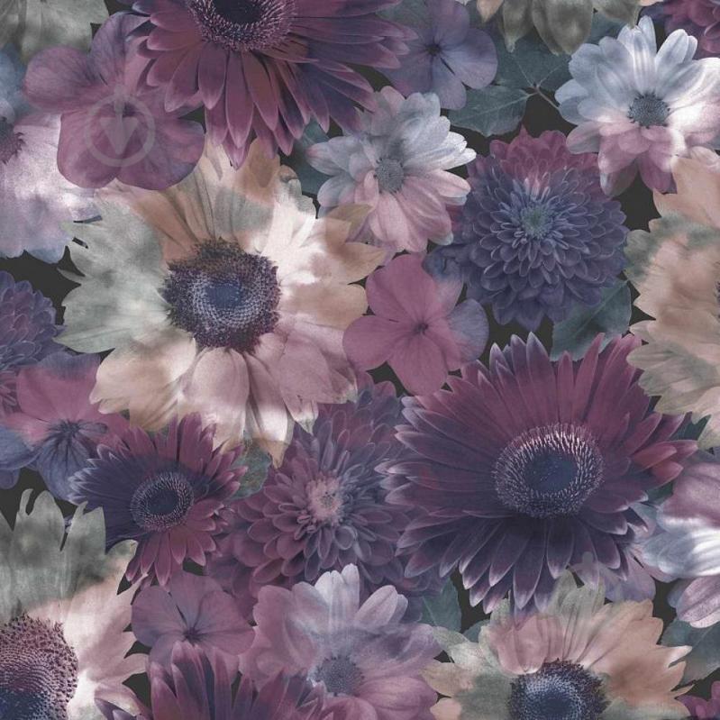 Виниловые обои на флизелиновой основе GrahamBrown Highland 104895 0.53 х 10.05 м Сине-Фиолетовый