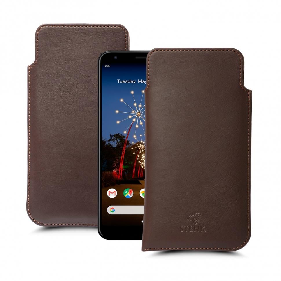 Футляр Stenk Elegance для Google Pixel 3a Коричневый (63359)