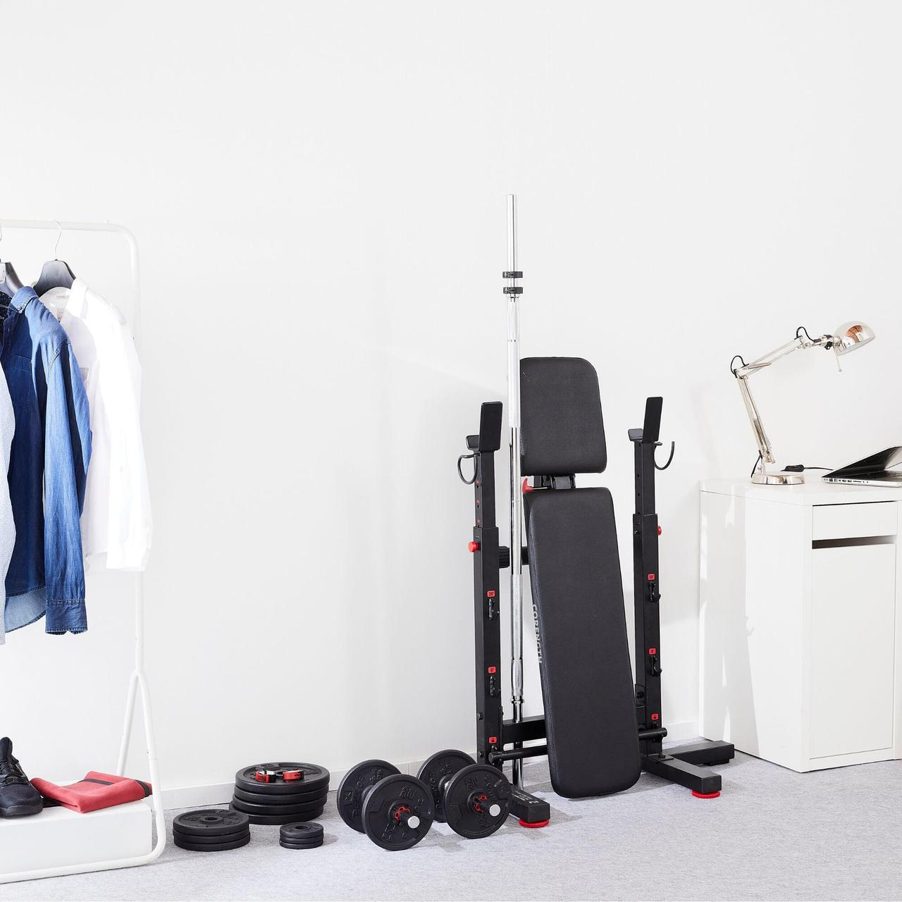 Спортивная лава для жима лежа складная (18205672) - фото 2 Спортивная лава для жима лежа складная (18205672) - фото 2