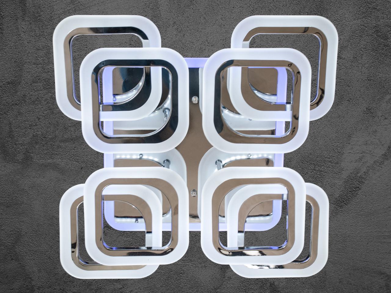 Люстра хай-тек для кухні HAS8060-4+4HR-LS 120W на 17 м2 (1488828979) - фото 2