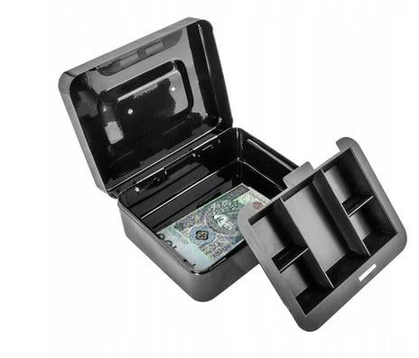 Сейф-каса металевий для грошей/документів для дому та офісу - фото 6