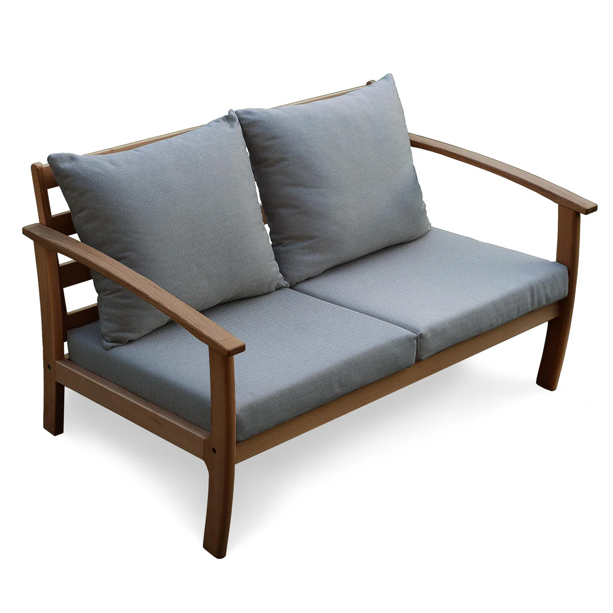 Диван Woodman Legato из массива дерева бук/ткань grey Ореховый (53190)