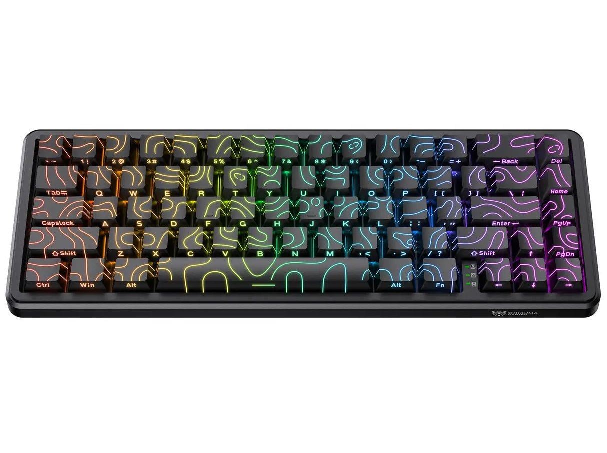 Клавиатура игровая беспроводная Onikuma G-67X RGB аккумуляторная (34641013)
