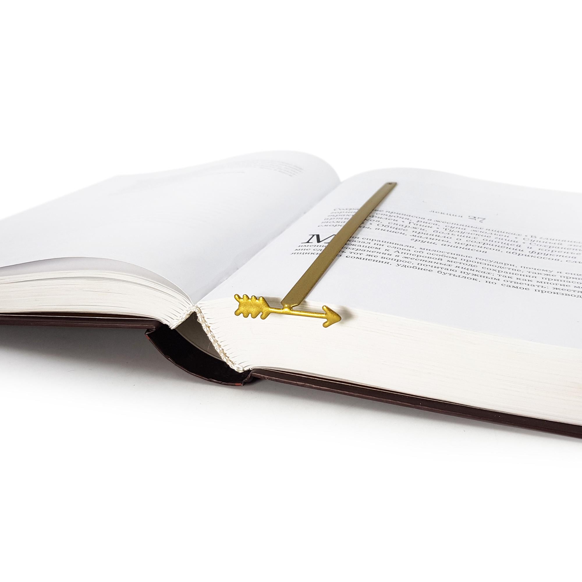 Закладка для книг Стріла (sp6-BM01_arrow_gld)