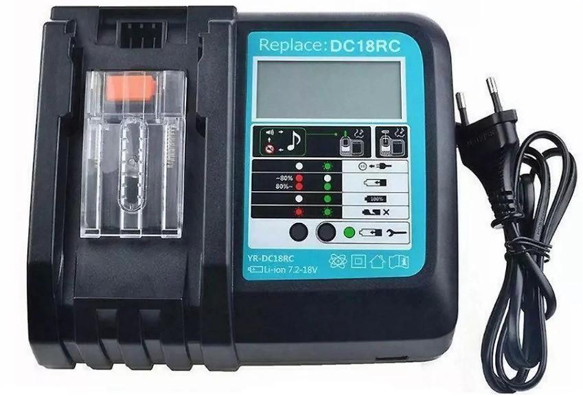 Быстрозарядное устройство DC18RC Makita 195881-6 LXT 7,2 - 18 В, 230 В ЗУ без АКБ (4648)