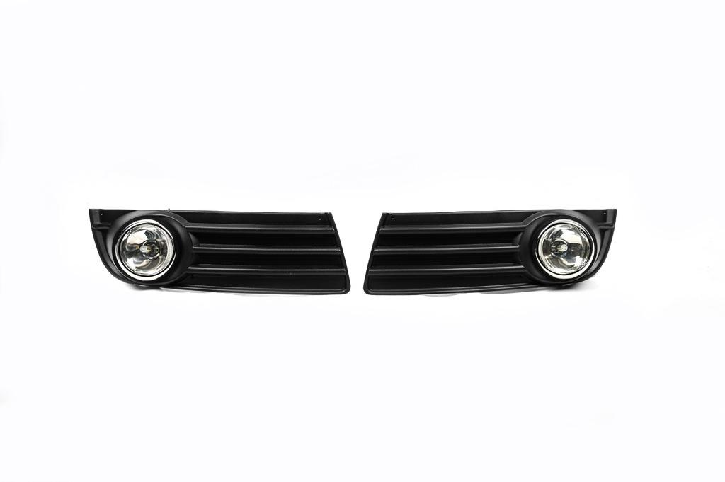 Противотуманки со вставками GPlast для Volkswagen Jetta 2006-2011 гг. abs-пластик Черный
