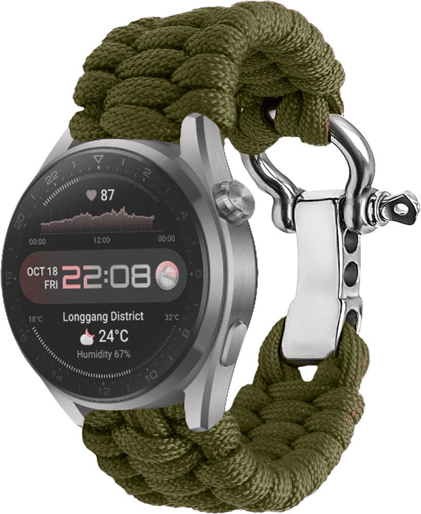 Ремешок из Паракорда Ruper для Huawei Watch 3 Pro (22mm) Khaki (30809-17)