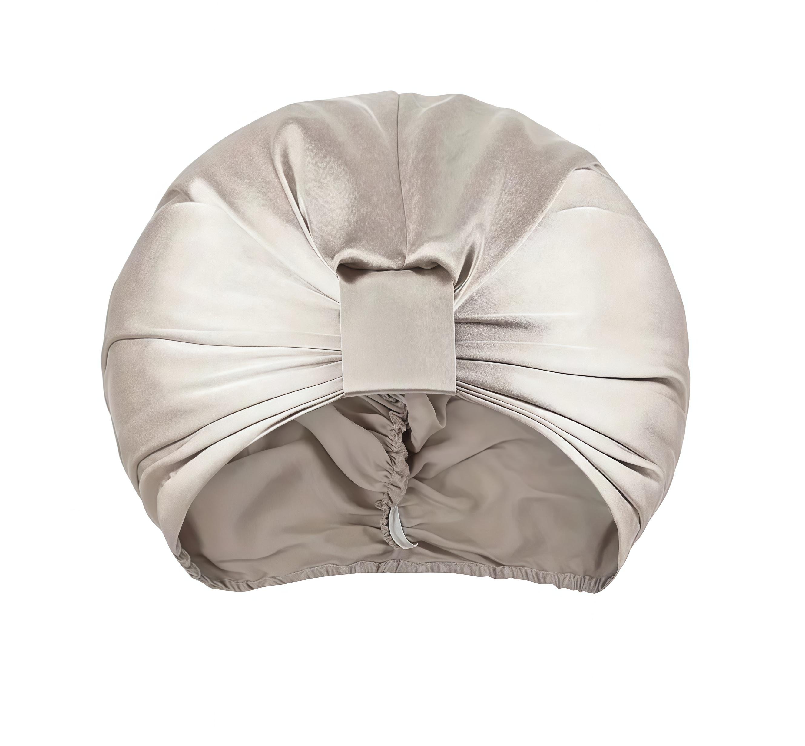 Бонет для волос однослойный шелковый Silk Шампань (2563452)