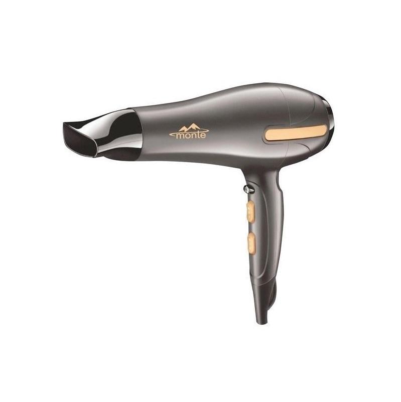 Фен для волос Monte MT-5215G 2400 Вт Черный