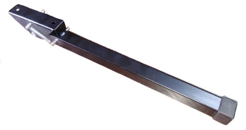 Ніжка-упор для дверей відкидна квадратна підпружинена 250 мм RAL 9005 Чорний - фото 3 Ніжка-упор для дверей відкидна квадратна підпружинена 250 мм RAL 9005 Чорний - фото 3