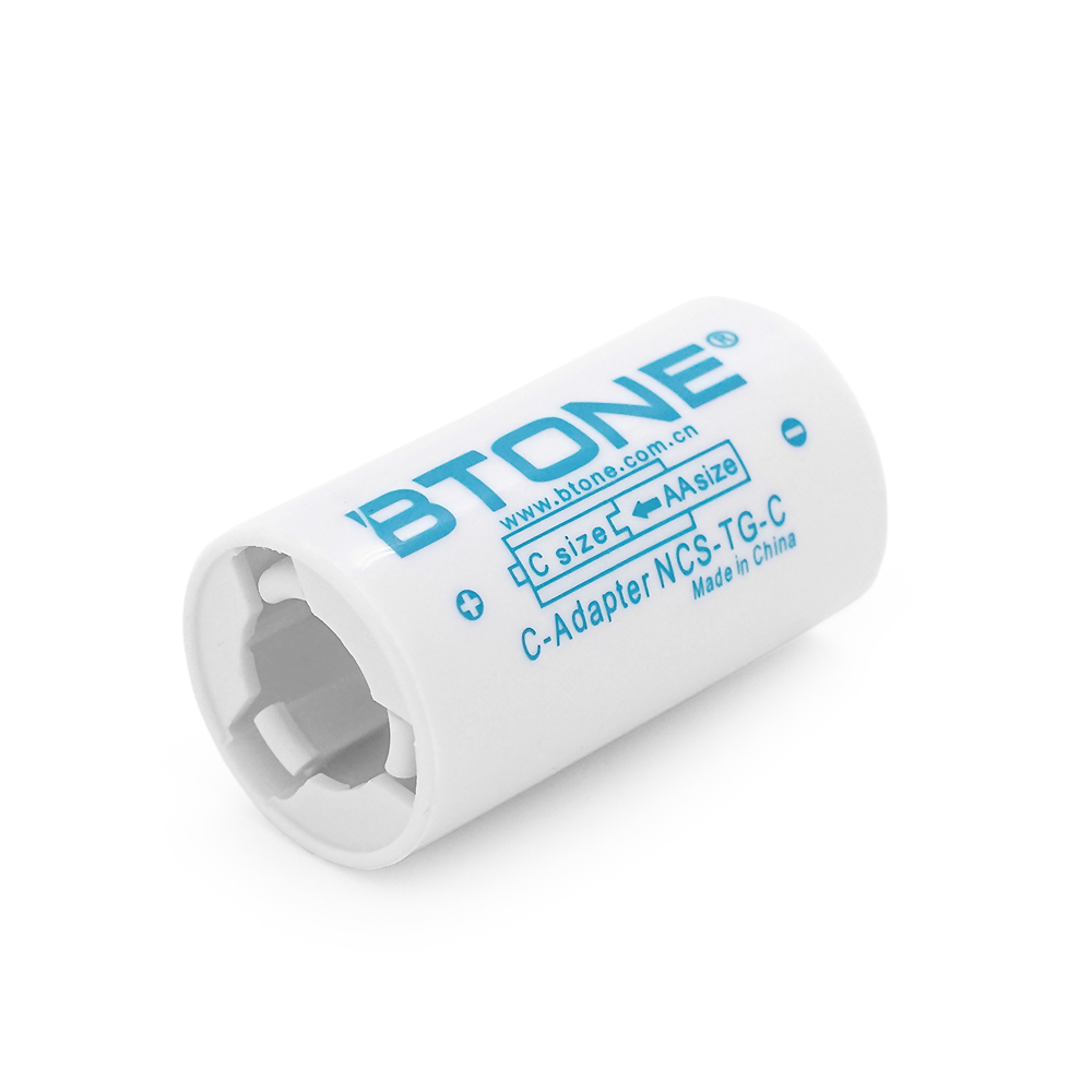 Переходник для аккумулятора AA тип C пластиковый 1 шт. (YUT_V12037)