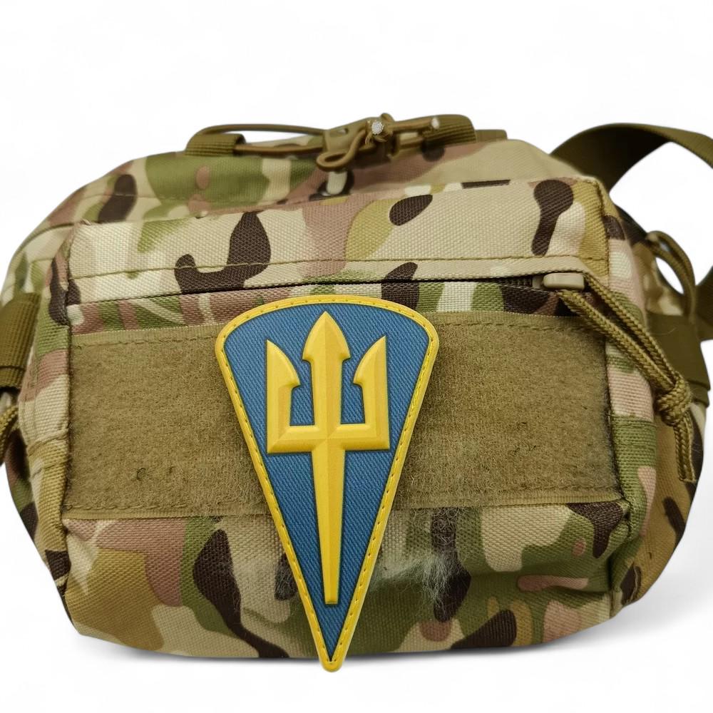 Патч-шеврон Герб морской пехоты ВСУ (29621547) - фото 2 Патч-шеврон Герб морской пехоты ВСУ (29621547) - фото 2