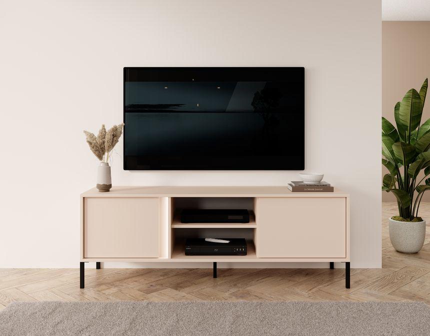 Тумба под телевизор Perfect Home Dast 2D/153 2-дверная Бежевый (PFH-091009) Тумба под телевизор Perfect Home Dast 2D/153 2-дверная Бежевый (PFH-091009)