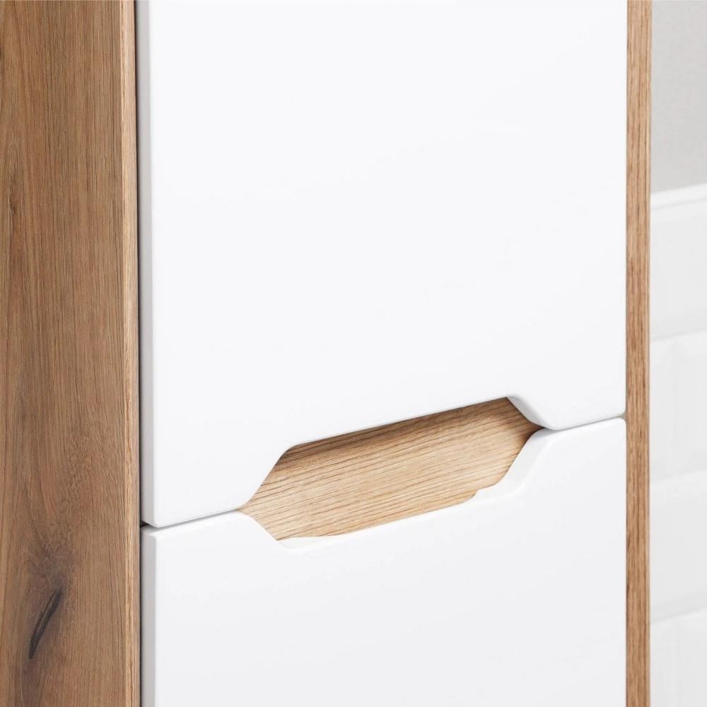 Пенал подвесной MVK Vostok Mirri 35 эмаль правый 350х300х1700 мм Белый матовый (mrp135wh) - фото 6 Пенал подвесной MVK Vostok Mirri 35 эмаль правый 350х300х1700 мм Белый матовый (mrp135wh) - фото 6