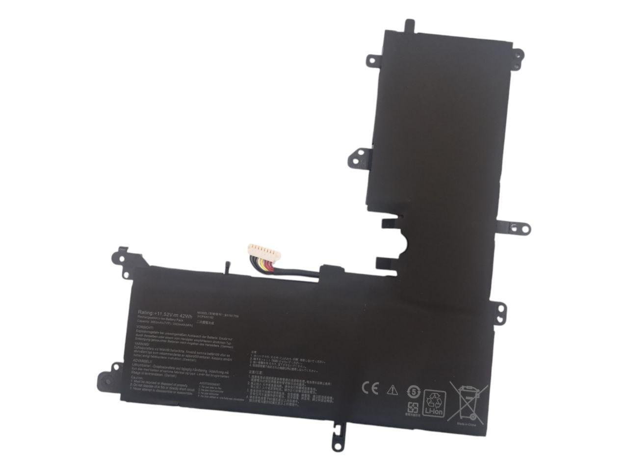 Аккумулятор для Asus VivoBook Flip 14 Q405UA UX460UA B31N1705 3653 mAh 42Wh (21099026)