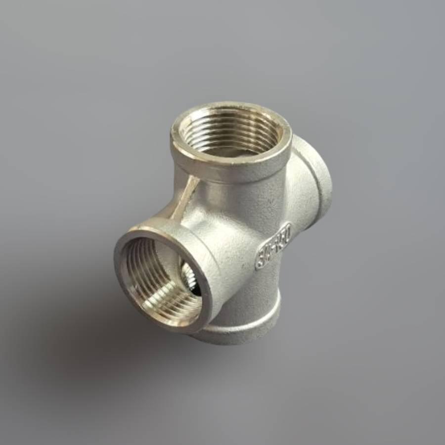 Хрестовина різьбова Ду20 рівнопрохідна н/ж сталь AISI304 ВР BSPP Class 150 3/4" (29203368) - фото 13 Хрестовина різьбова Ду20 рівнопрохідна н/ж сталь AISI304 ВР BSPP Class 150 3/4" (29203368) - фото 13