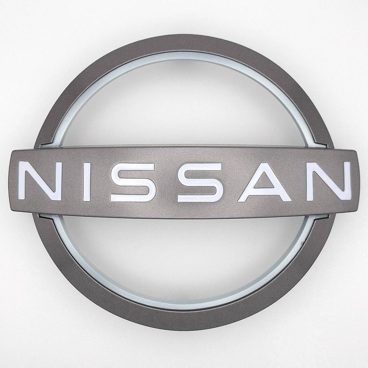 Эмблема Nissan радиаторной решетки ABS Серый матовый 176х150 мм (2860517988)