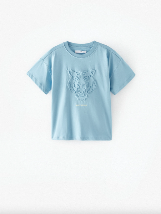 Футболка для мальчика Zara 128 см 5372674400 Голубой