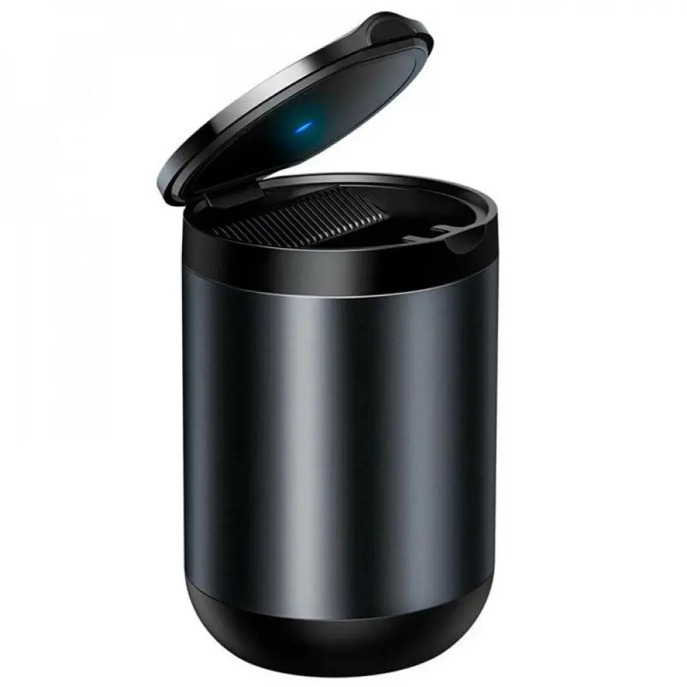 Пепельница автомобильная BASEUS Premium Car Ashtray Black/Grey (CRYHG01-0G)