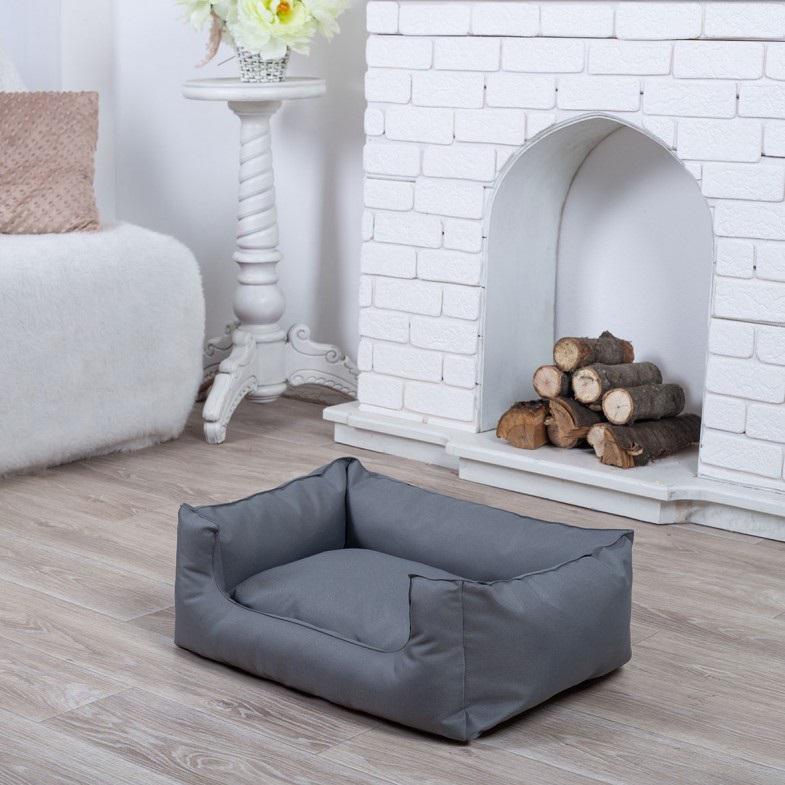 Лежак для котов и собак 120х80 см Серый (43571-Нов)