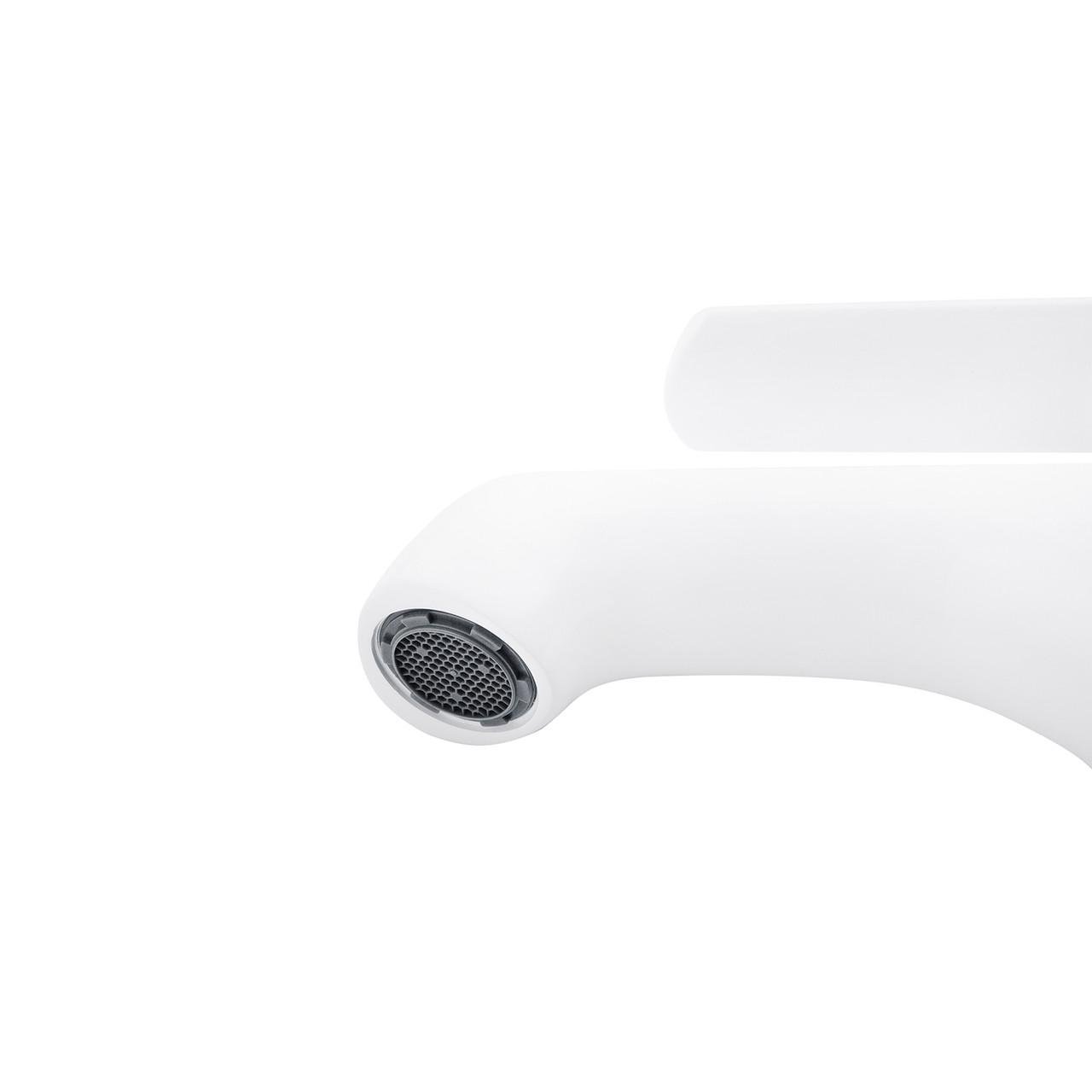 Змішувач для раковини Kroner KRP Armada W010 Білий/Хром (CV024320) - фото 4 Змішувач для раковини Kroner KRP Armada W010 Білий/Хром (CV024320) - фото 4