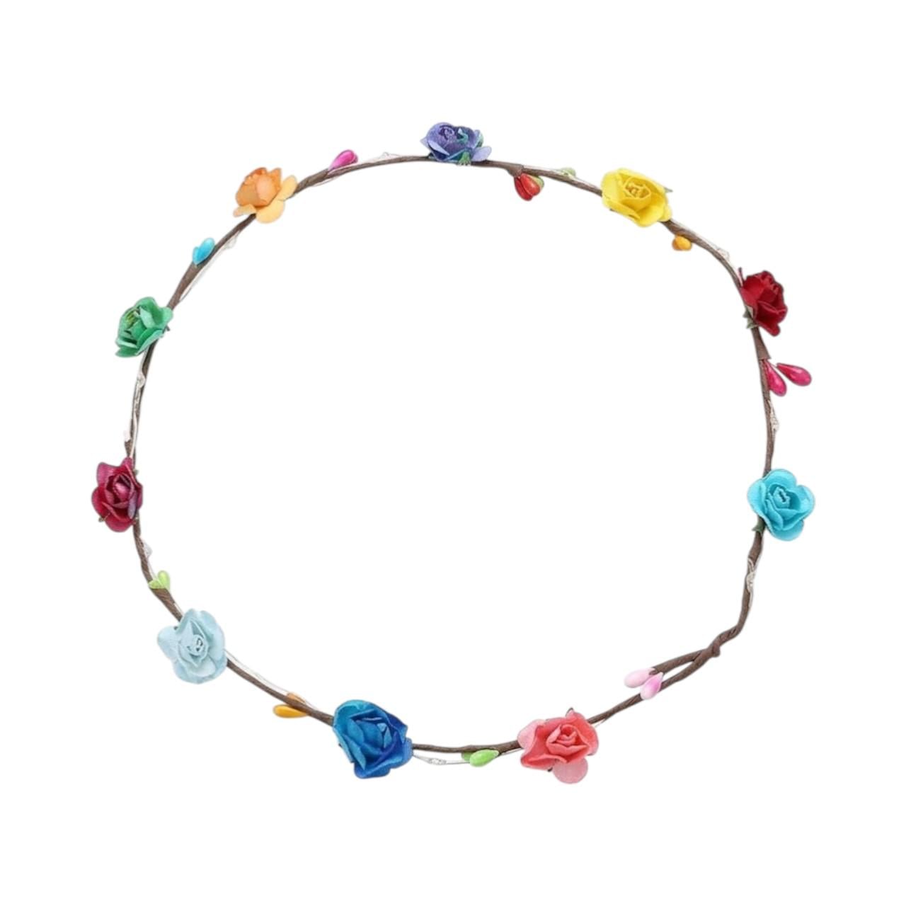 Набір обручів для волосся квіткових SHISI Flower Crown 6 шт. (33005600)