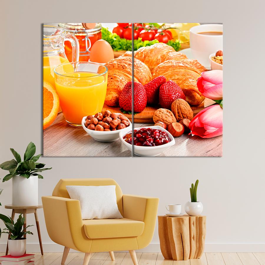Настенний декор Продукты для вкусного завтрака 71x51 см (A297-2)
