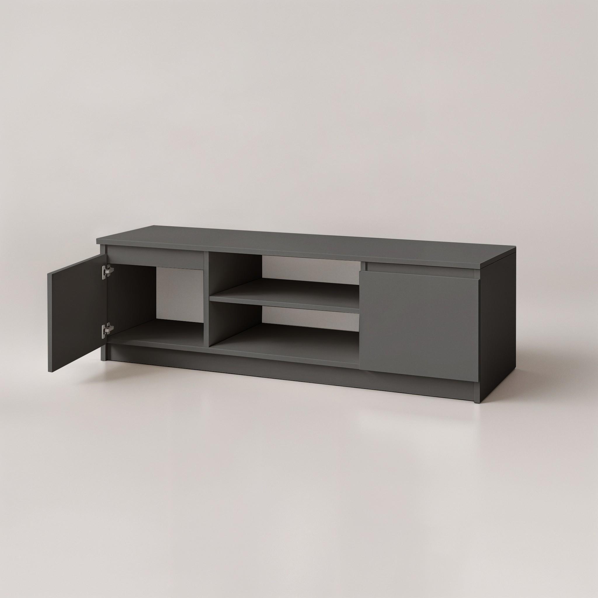 Тумба під телевізор Vega 1500х370х420 мм Антрацит - фото 3