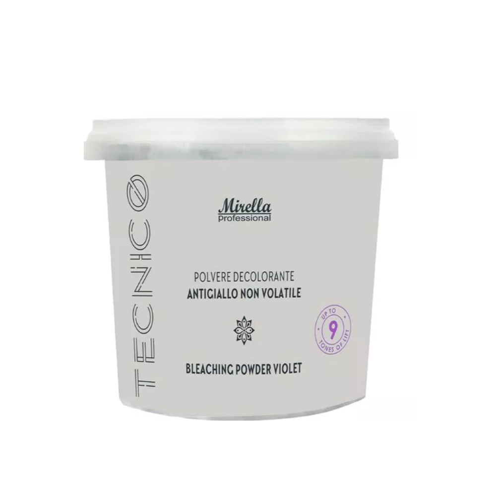 Пудра для волосся освітлююча до 9 тонів Mirella Professional Bleach Powder Violet 500 мл Пудра для волосся освітлююча до 9 тонів Mirella Professional Bleach Powder Violet 500 мл