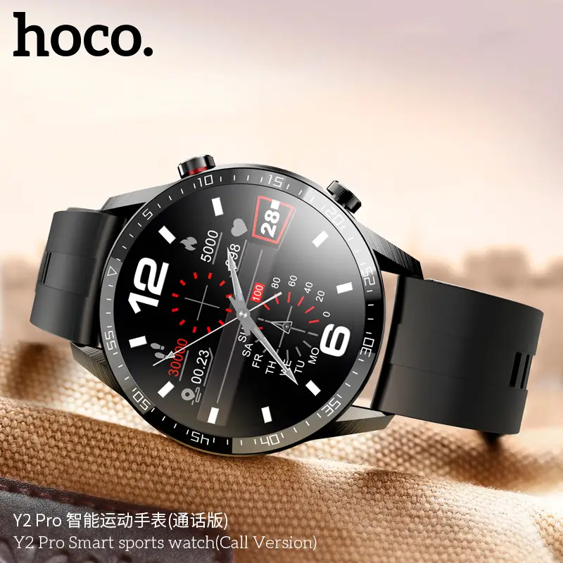 Смарт-часы наручные Hoco Y2 Pro Smart Watch Bluetooth Черный - фото 7