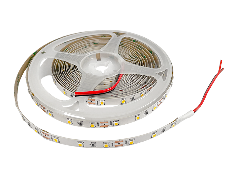 Светодиодная лента AVT 1 м SMD3528 60 LED 12В 4.8Вт/м IP20 2700-3500K теплый белый (6729)