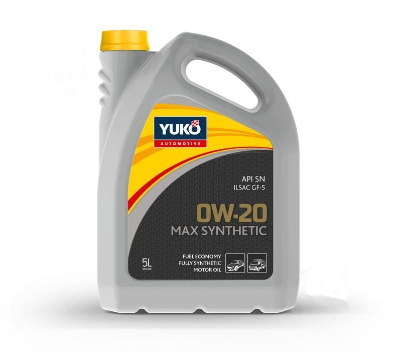 Моторное масло автомобильное YUKO MAX SYNTHETIC 0W-20 5 л (142347)