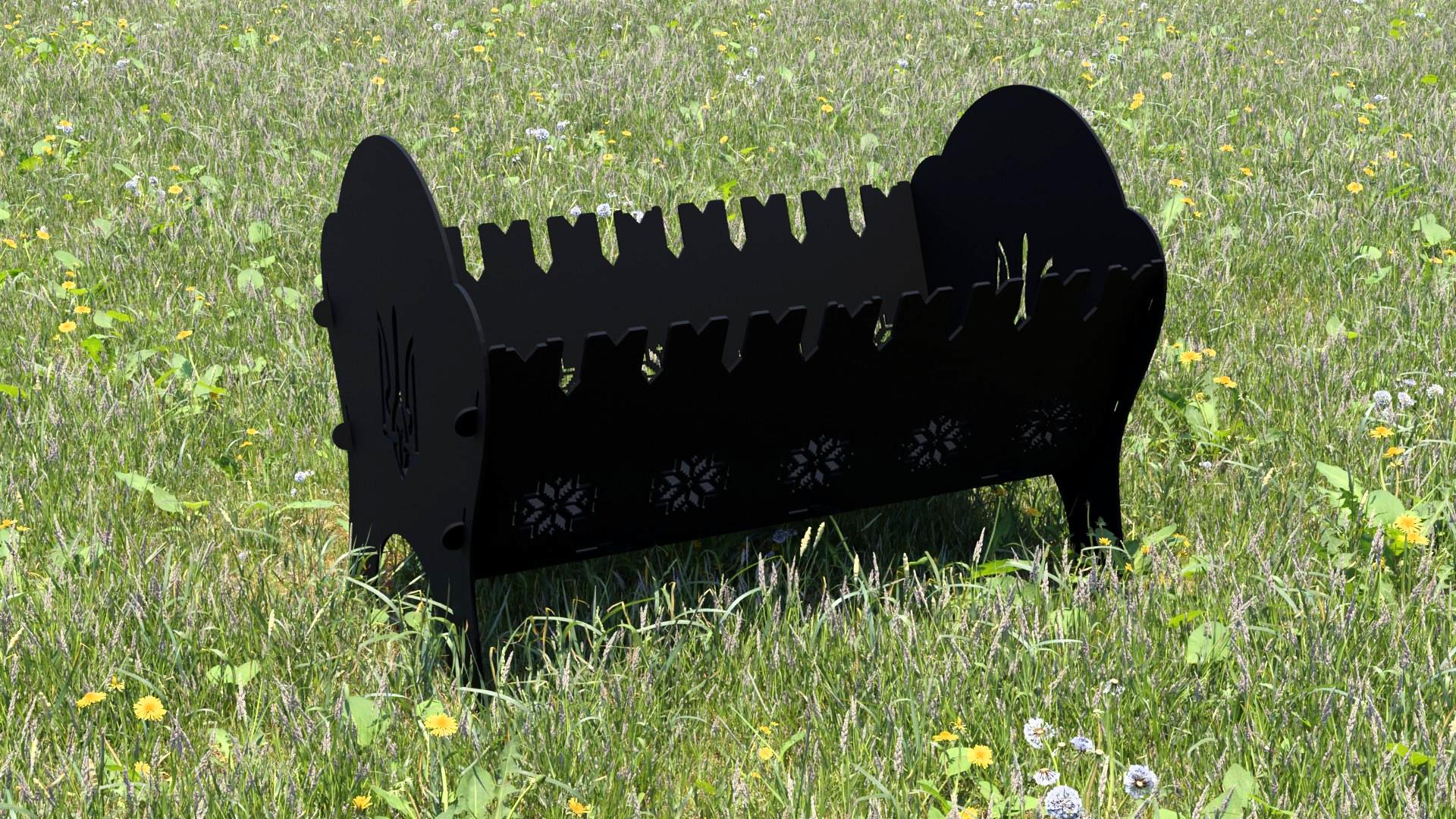 Мангал розбірний Loft-Craft Ukraine (GD004)