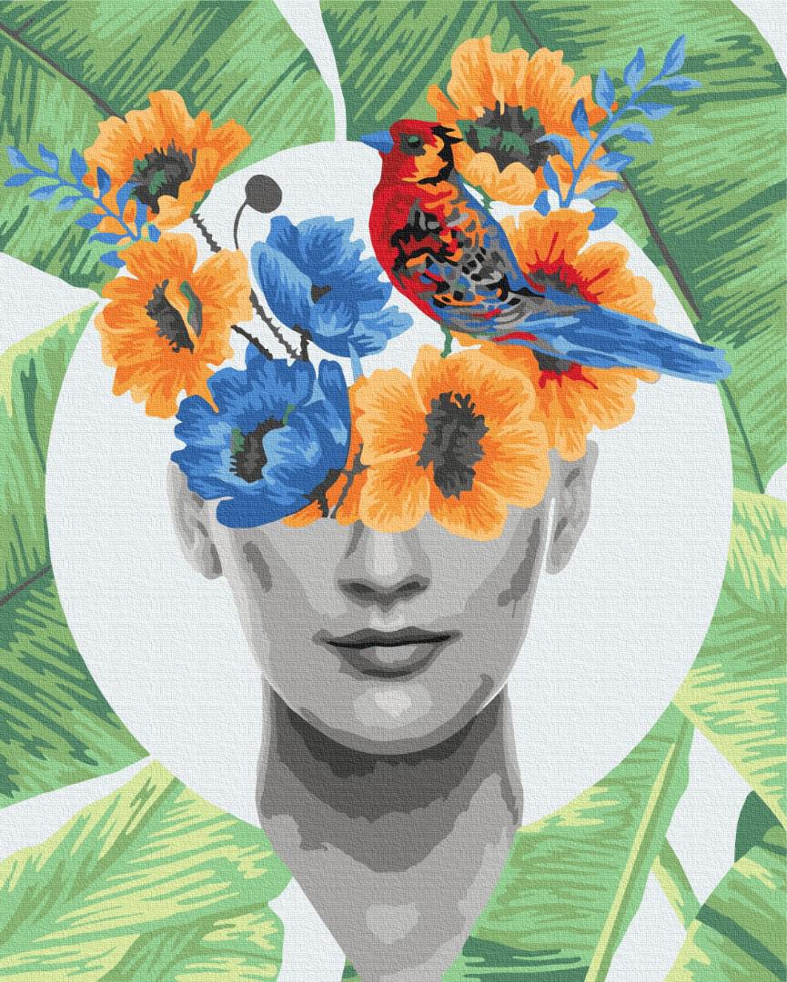 Картина по номерам Brushme Цветущие мысли 48x60 см (BS52529L)