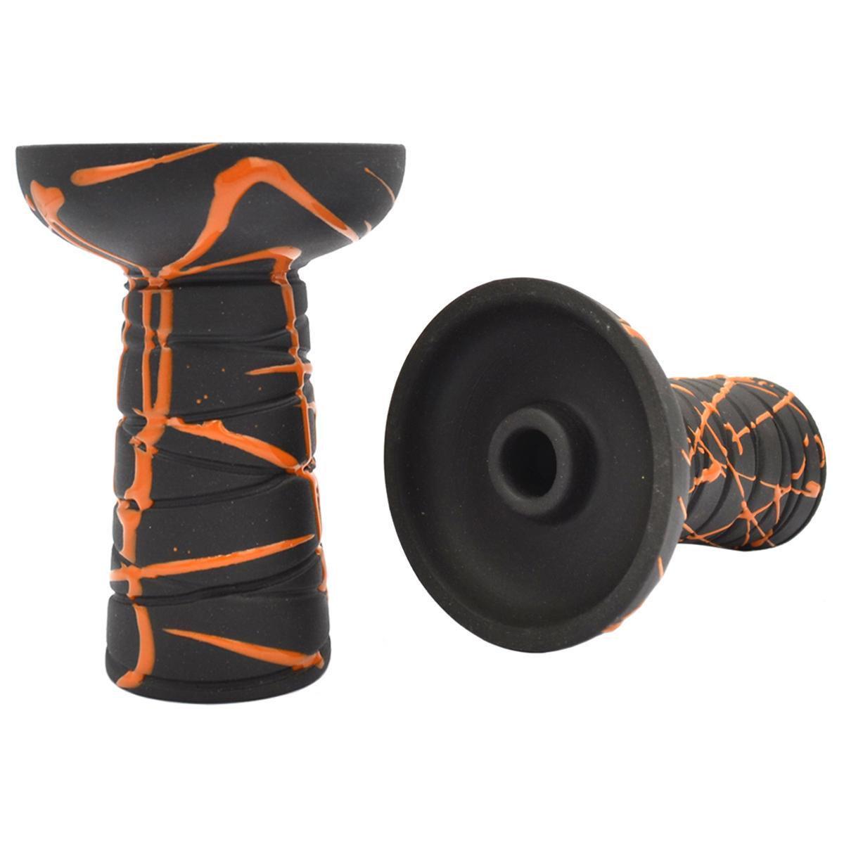 Чаша для кальяна Gusto Bowls Classic Phunnel Black Glaze Orange (18072023-16) Чаша для кальяна Gusto Bowls Classic Phunnel Black Glaze Orange (18072023-16)
