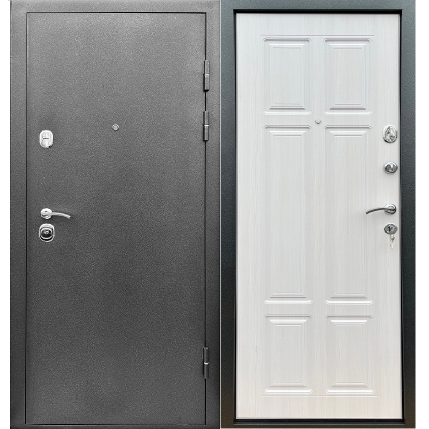 Двері вхідні Аляска метал/МДФ Срібло світле (7632) - фото 10 Двері вхідні Аляска метал/МДФ Срібло світле (7632) - фото 10