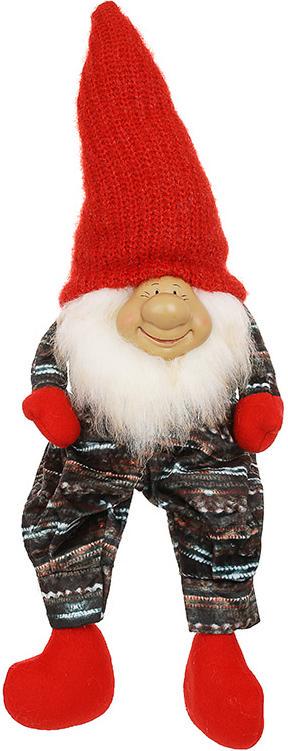 Игрушка мягкая Гном в красном колпаке 65 см