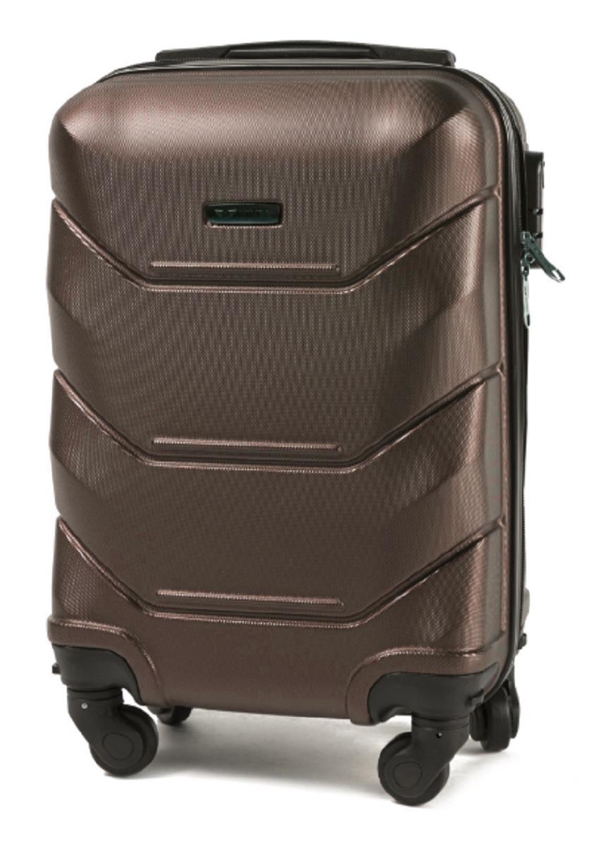 Валіза пластикова WINGS 147 мікро Коричневий (Wp00392) - фото 1 Валіза пластикова WINGS 147 мікро Коричневий (Wp00392) - фото 1